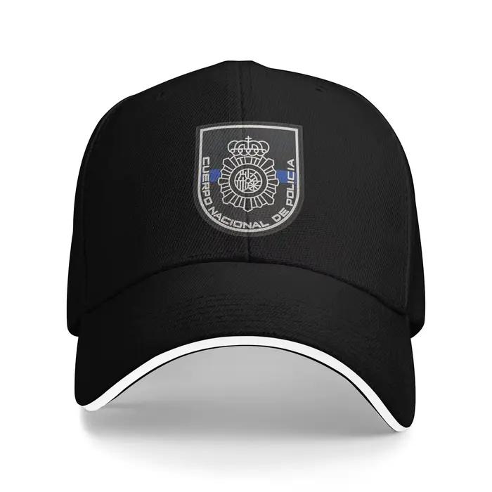 Casquette de baseball de la Police nationale espagnole, chapeaux hip-hop élégants, casquettes de bas