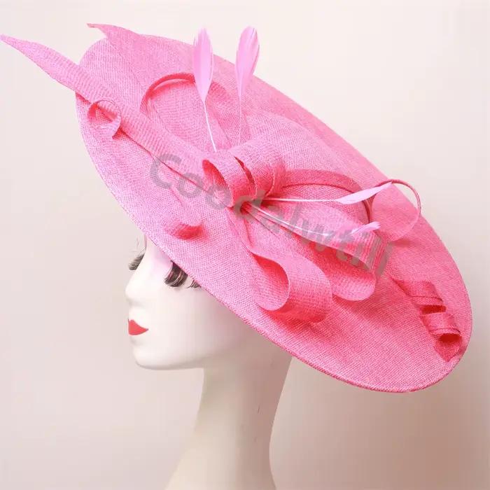 Royal Ascot grands chapeaux fascinateurs bandeau dames église Kentucky Derby casque dames course mod