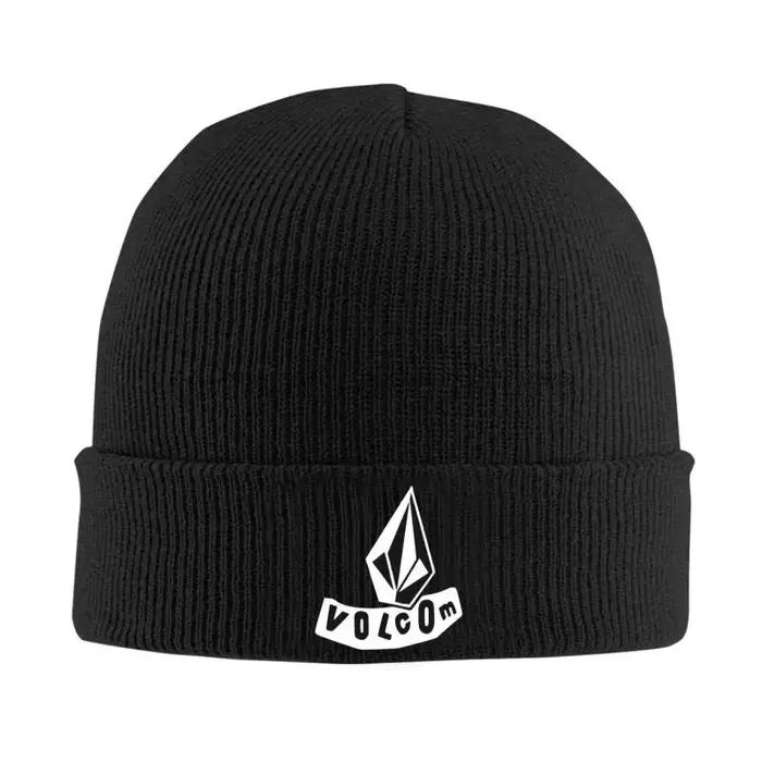 Personnalisé Volcoms Logo impression Bonnet chapeaux hommes femmes à la mode tricoté chapeau en plei