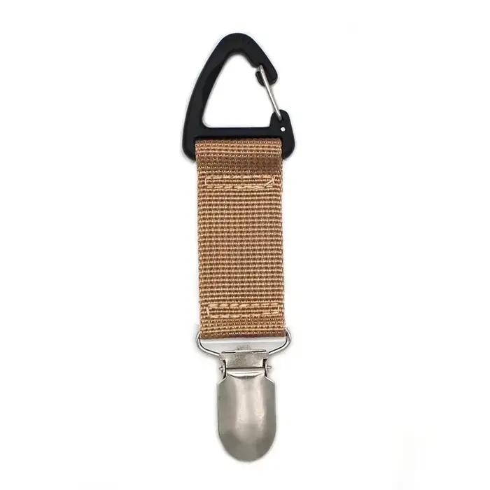 Clip de sac portable pour chapeau de paille de voyage en plein air, organisateur de gants multifonct