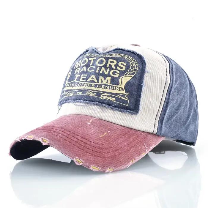 10 Types classique rétro Patchwork couleur bloquée chapeau de Baseball mode tendance extérieur paras
