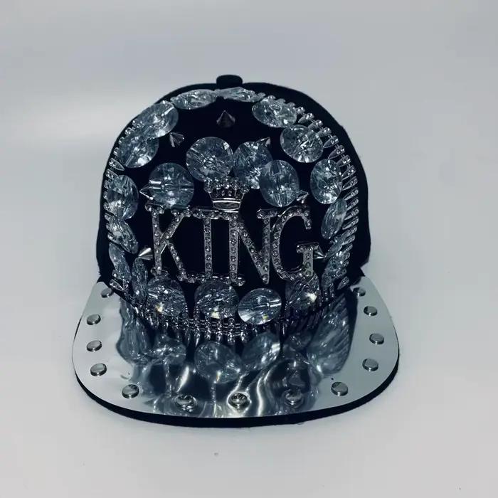 Hommes et femmes nouveau fait à la main Cool bouton mode Rivet rue danse mode casquette