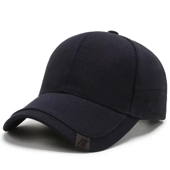 Casquettes de baseball ajustables solides, casquette trucker de haute qualité, chapeau snapback déco