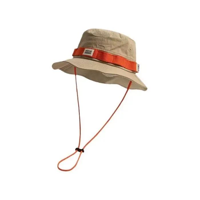 Chapeau de pêcheur Vintage contrasté de voyage pour hommes et femmes, chapeau d'été pour Camping en