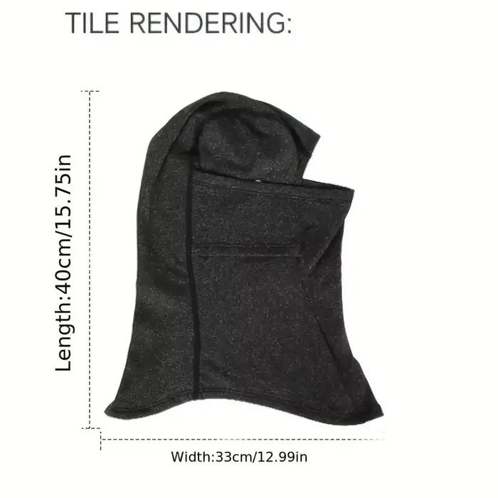Cagoule thermique d'hiver pour cyclisme, masque complet chaud pour Sports de plein air, moto, Ski, p