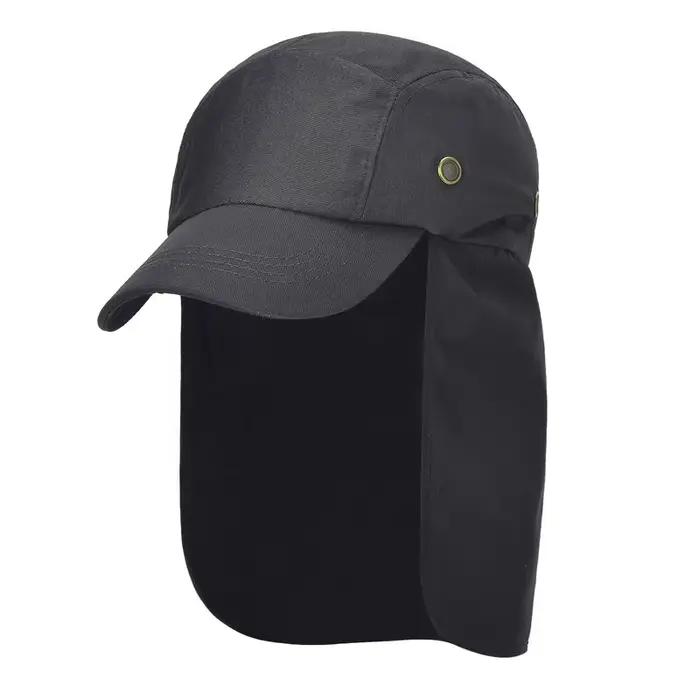 Chapeau de randonnée, de voyage et de pêche avec protection solaire et rabat pour le cou, protection