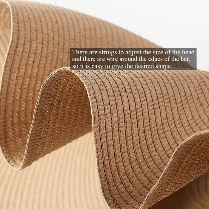 Chapeau de soleil surdimensionné à large bord de 70cm, grande Protection UV pour voyage, Chapeaux de