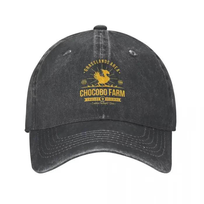 Casquette de Baseball classique Chocobo Farm Final Fantasy unisexe, casquette de soleil délavée en d