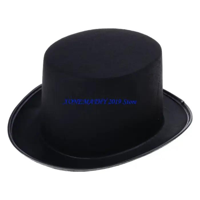 F42F Steampunk chapeau haut-de-forme gothique Steampunk hommes chapeau Vintage Gay chapeau carnaval