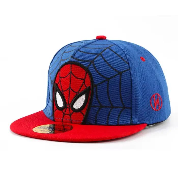 Casquettes de baseball ajustables pour enfants, bébés et tout-petits, motif Spiderman de dessin anim