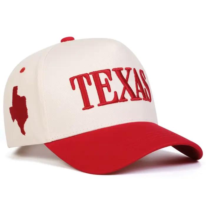 Casquette de Baseball unisexe TEXAS avec lettres brodées, chapeaux décontractés réglables pour l'ext