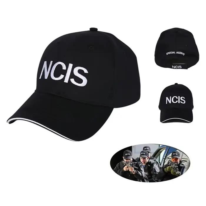 Casquette NCIS brodée, casquette de baseball réglable, casquette avec logo des Agents spéciaux, casq
