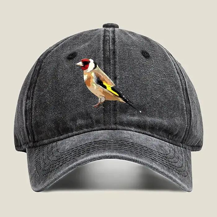 Casquette de Baseball graphique Goldfinch Bird Nature Art pour hommes et femmes, casquette de soleil