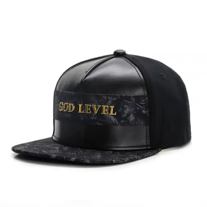 Casquette de Baseball en cuir de marque de luxe pour hommes femmes HipHop Knight Snapback chapeau Kp