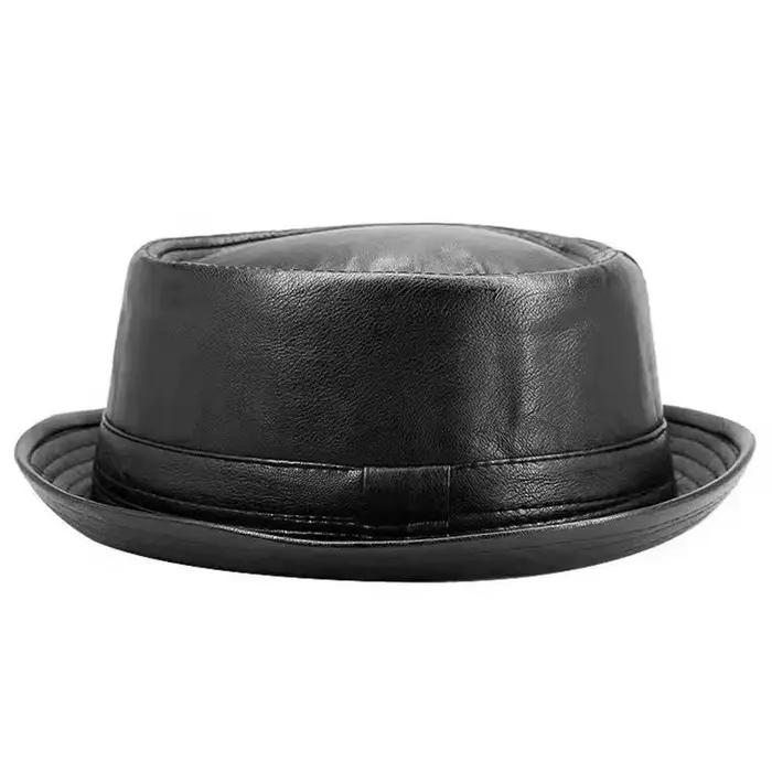 Chapeau Fedora Pork Pie en maille respirante pour l'été, pour femmes et hommes, style britannique à