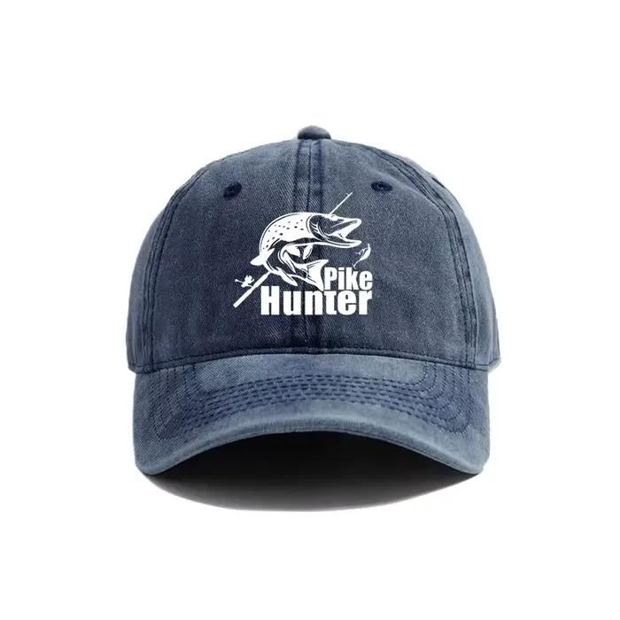 DistMurcia Pike Hunter Casquette de baseball Chapeaux Casquette FishSuffolk Pêche Hommes Rétro Extér
