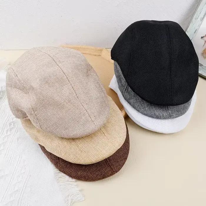 Bérets de printemps et d'été pour hommes, chapeau de Style britannique rétro anglais, chapeaux de mo