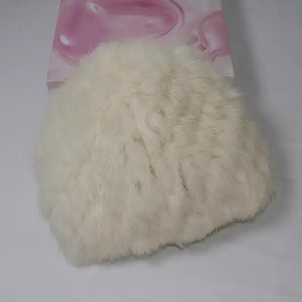 Chapeau en Fourrure de Lapin group pour Femme, 100% Naturel, Chaud, artificiel astique, Protection d