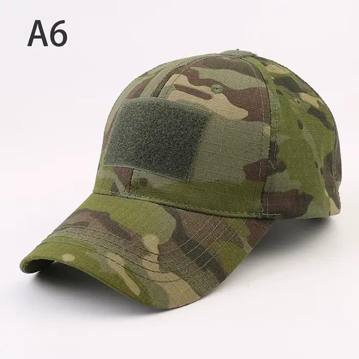 Casquette de baseball camouflage tactique réglable pour homme et femme, idéale pour le paintball, le