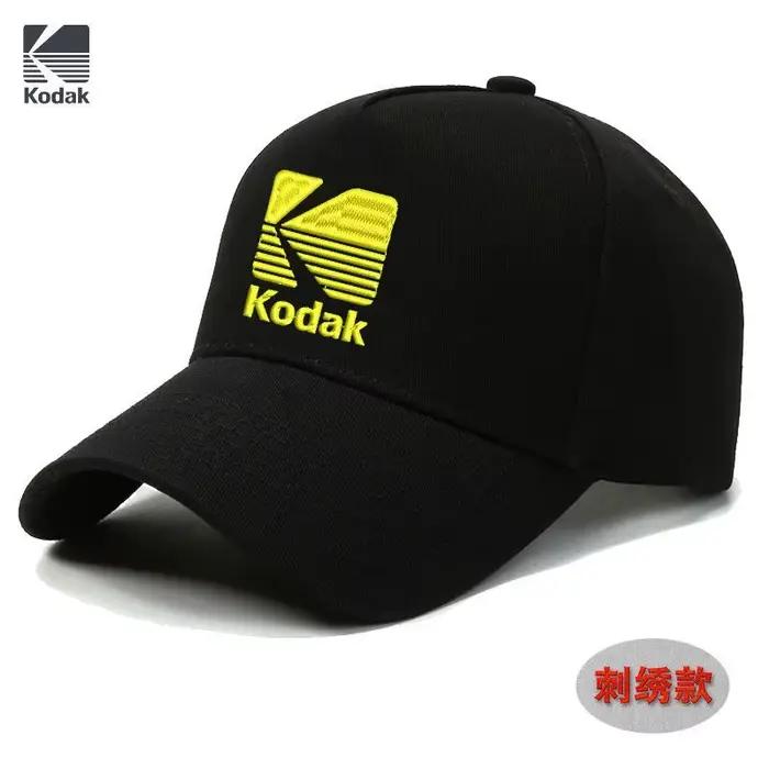Casquette de baseball décontractée brodée Kodak pour passionnés de photographie, d'appareils photo r