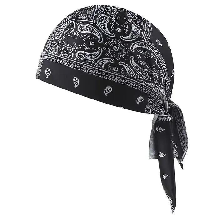 Nouveau bonnet bandana tendance avec imprimé cachemire, casquette d'extérieur respirante et extensib