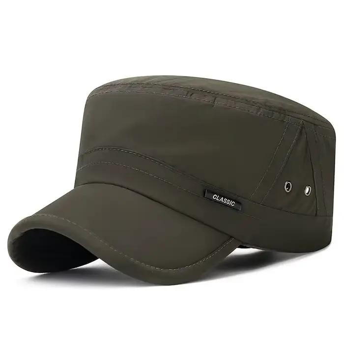 Nouveaux chapeaux pour hommes pour l'été, casquettes plates respirantes à séchage rapide, printemps