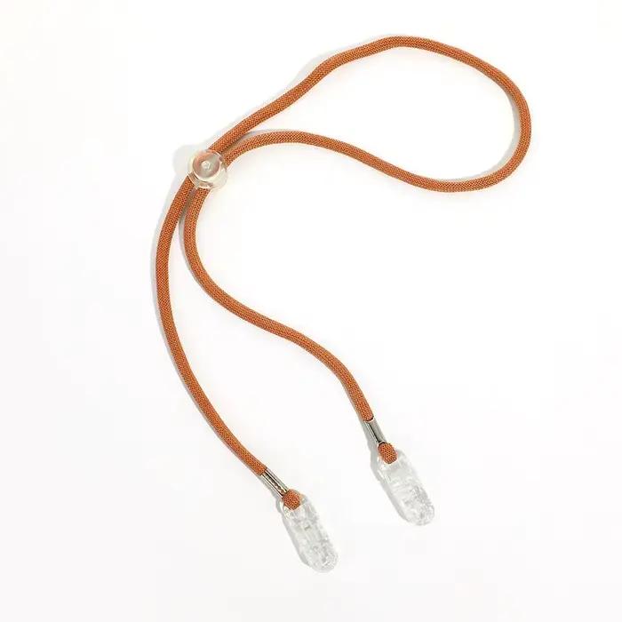 Sangle de chapeau Portable Anti-perte, coupe-vent, avec Clips, cordon de menton réglable, retenue de