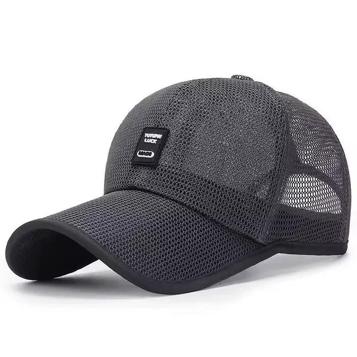 Casquette de baseball en maille respirante pour homme, casquette d'été, casquette de papa, chapeau d