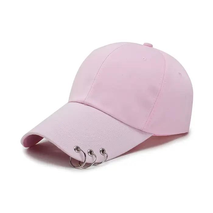 Casquette de baseball avec anneau réglable pour hommes et femmes, chapeau de document solide, respir