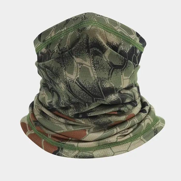Guêtre de cou de cyclisme pour hommes et femmes, écharpe de protection solaire de Camouflage pour Ca