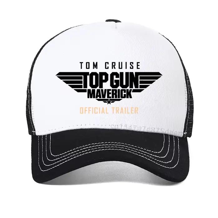 Casquette de baseball respirante Top Gun 2 Maverick, unisexe, été, pour hommes, en maille, style Tik