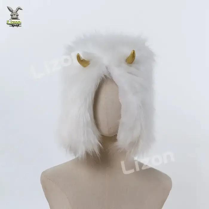 JoJo's Ives Arre Adventure Cosplay Winter Hat, White Warm Hat, Stone Ocean Weather Report