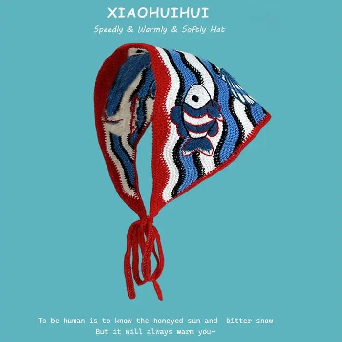 Nouveau foulard triangulaire rétro pastoral français pour femme, idéal printemps-été, pour les voyag