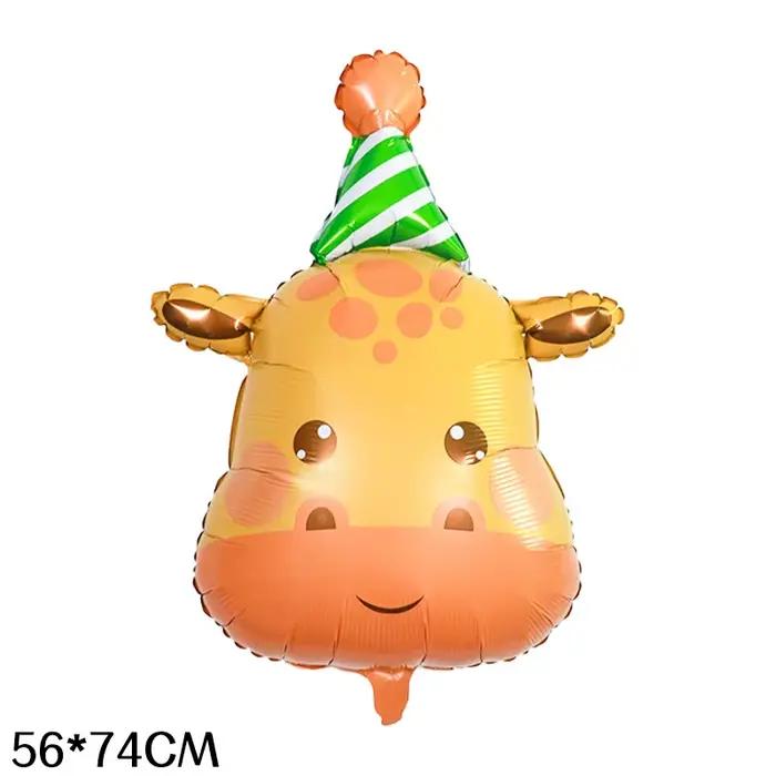 1 mignon chapeau d'anniversaire petit animal en forme de décoration de fête d'anniversaire dessin an