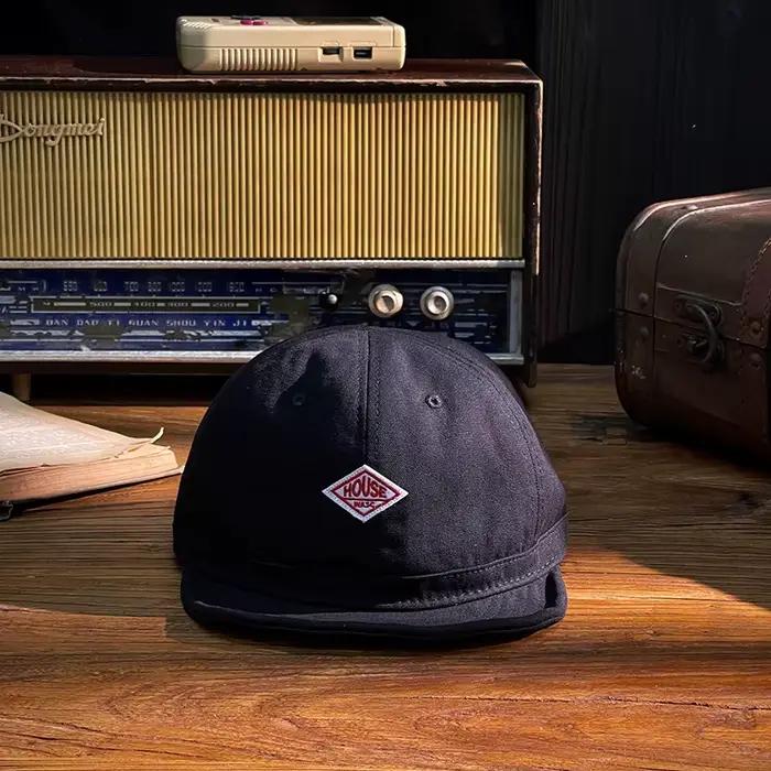 Casquette de baseball rétro à bord court pour homme, style hip-hop, avec dessus souple, langue de ca