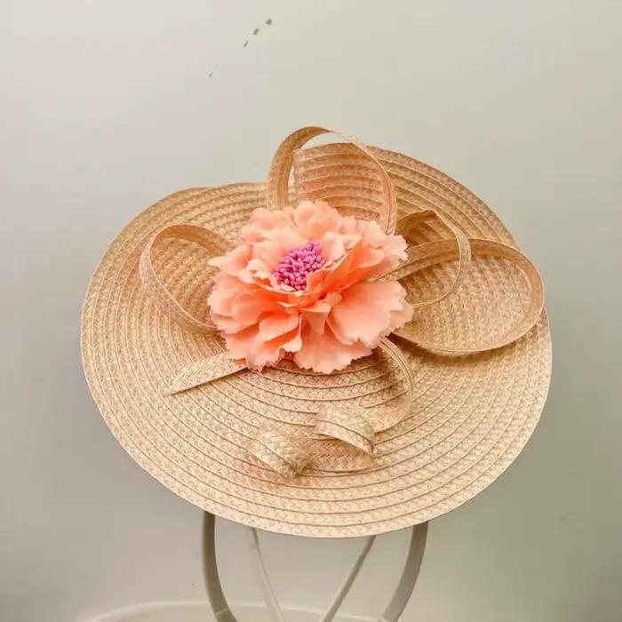 Chapeau Kentucky Derby à fleurs Vintage, bandeaux pour fête de thé, couvre-chef de mariage pour femm