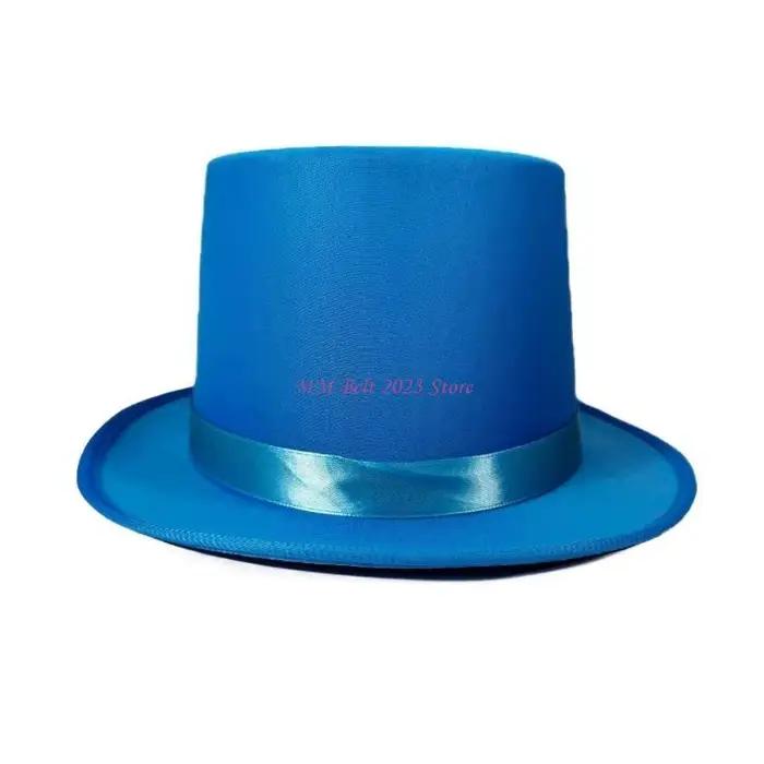 49ME chapeau haut avec ceinture, chapeau Festival musique pour adultes, chapeau assorti, haut fête