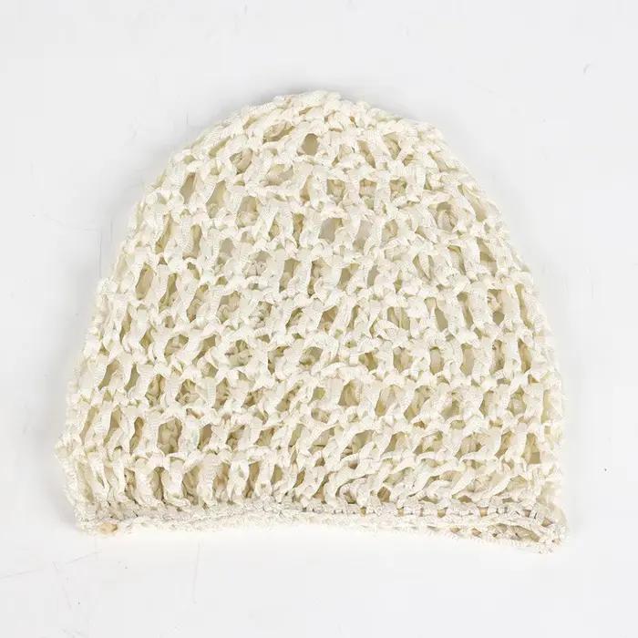 Bonnet en filet respirant simple, bonnet au crochet, turban en maille ajourée, bonnet de chimiothéra