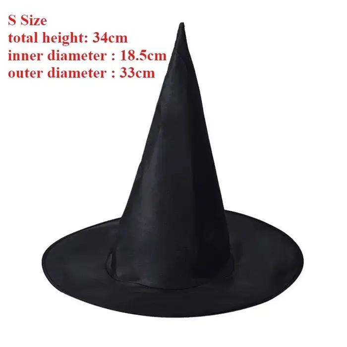 Chapeaux de sorcière pour Costume d'halloween, 10 pièces, pour femmes et enfants, chapeau de magicie
