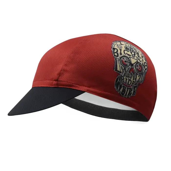 Pédale pour casquette de cyclisme à Air casquette de vélo de route drôle été respirant noir couvre-c