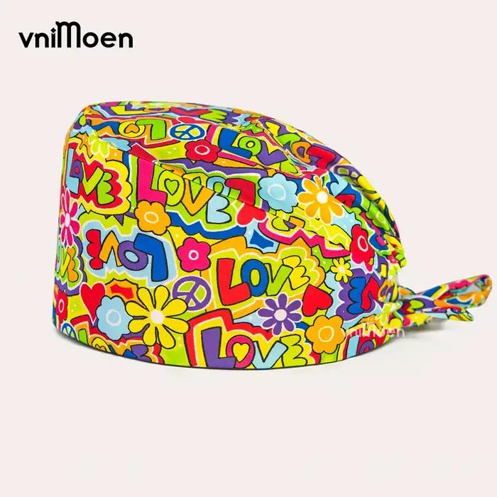 wholesale chapeau de dentiste impression de dessin animé chapeaux de travail vétérinaires pour anima