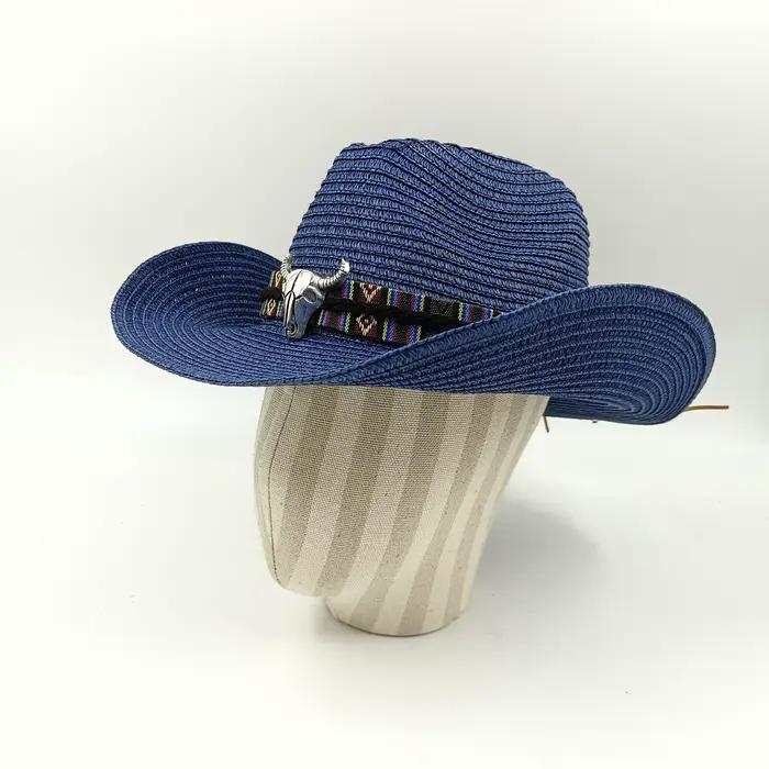 Chapeau de paille Cirboy pour hommes et femmes, design creux, peut porter en plein air, plage, vacan