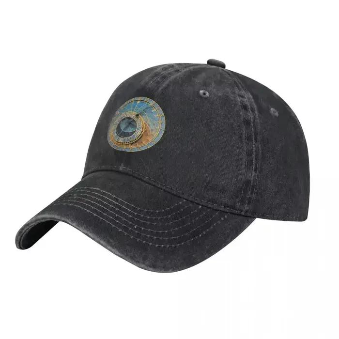 2026 Superbe Casquette de Baseball Tendance avec Visière, Motif Orloj Astronomique Médiéval de Pragu