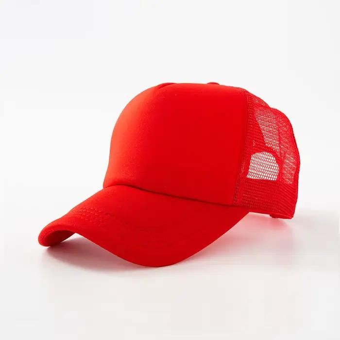 Casquettes de camionneur personnalisées en mousse polyester, casquettes de baseball sportives, impre