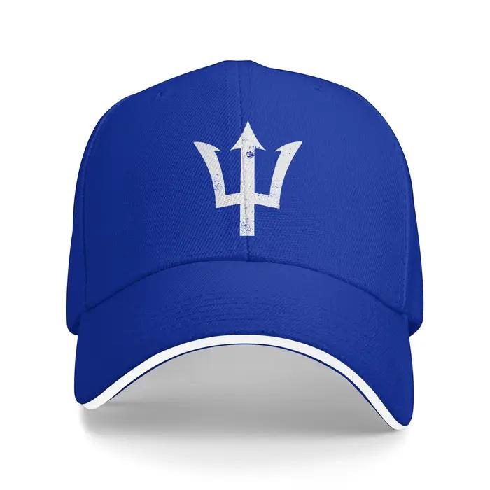 Casquettes de baseball ajustables Poseidon Symbole Tridents Grecs Hip Hop Dieu Mythologie Hommes Fem