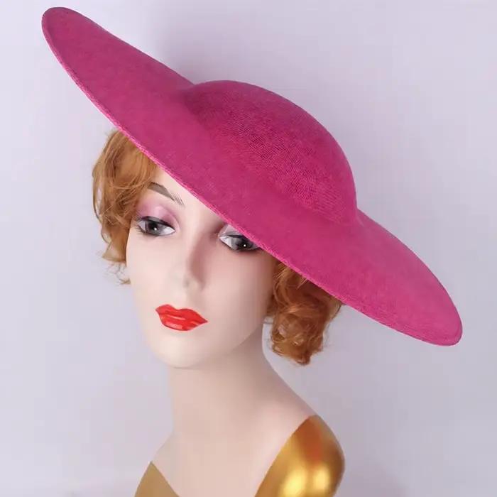 Grande base pour fascinateurs 40 cm, accessoires capillaires DIY, chapeau, coiffe de mariage pour fe