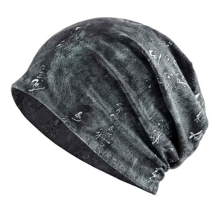 Bonnets décontractés à motifs de style chinois pour hommes, Skullies minces, bonnet Hip Hop, chapeau