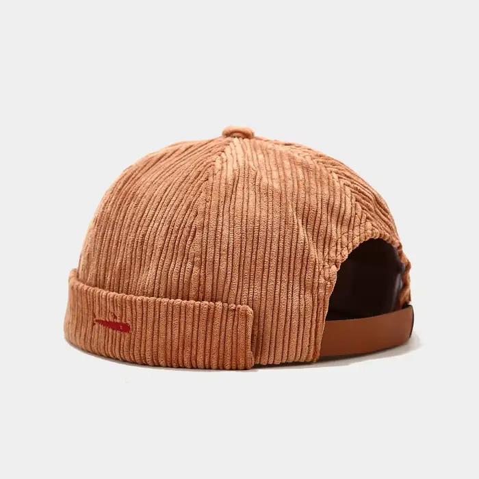 Bonnet Melon pour hommes et femmes, chapeau de document solide, chapeau breton vintage, bonnet régla