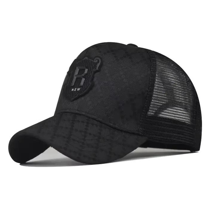 Casquette de Baseball avec icône de lettre R pour hommes, chapeau de sport Hip Hop réglable en plein
