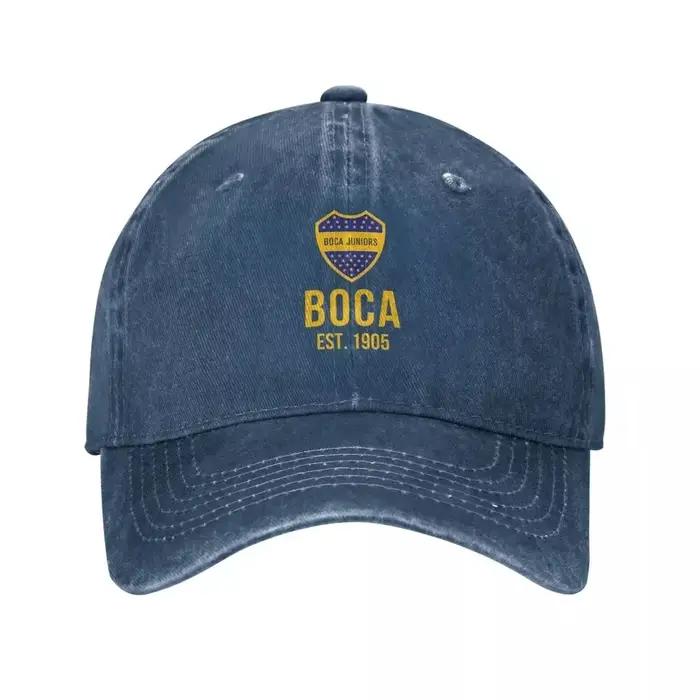 Boca Juniors casquettes de Baseball mode Denim tissu chapeaux en plein air réglable Casquette Street